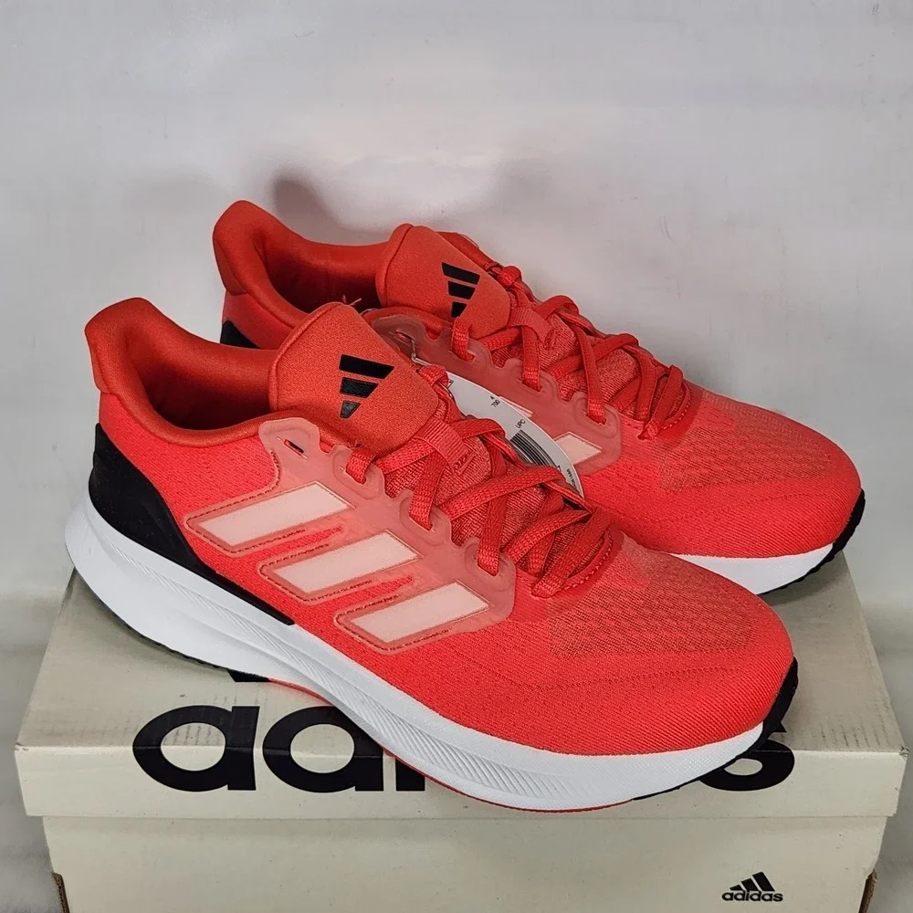 adidas UltraRun 5 J Kids Running Shoes Solar Red Pink IF4141 Size 4.5Y